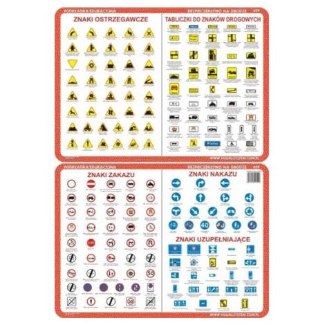 Podkładka edukacyjna Visual System Bezpieczeństwo